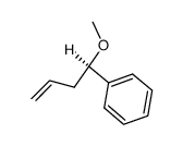 (+)-(R)-1-Methoxy-1-phenyl-3-butene结构式