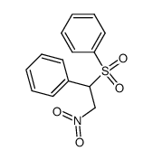 2-nitro-1-phenyl-1-phenylsulfonylethane结构式