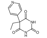 5-ethyl-5-pyridin-4-yl-pyrimidine-2,4,6-trione结构式