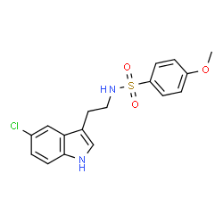 N-[2-(5-Chloro-1H-indol-3-yl)ethyl]-4-methoxybenzenesulfonamide picture