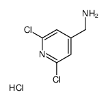 1-(2,6-Dichloro-4-pyridinyl)methanamine hydrochloride (1:1) structure