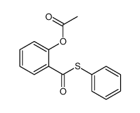 (2-phenylsulfanylcarbonylphenyl) acetate Structure