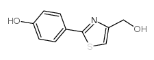 4-(4-HYDROXYMETHYL-THIAZOL-2-YL)-PHENOL structure