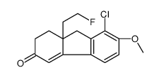 8-氯-9a-(2-氟乙基)-7-甲氧基-1,2,9,9a-四氢芴-3-酮结构式