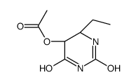 [(4S,5S)-4-ethyl-2,6-dioxo-1,3-diazinan-5-yl] acetate Structure