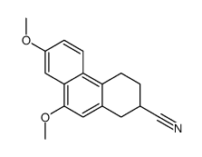 7,9-dimethoxy-1,2,3,4-tetrahydrophenanthrene-2-carbonitrile结构式
