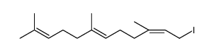 2,6,10-Dodecatriene, 1-iodo-3,7,11-trimethyl-, (Z,E) Structure