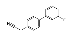 3'-fluoro-[1,1'-Biphenyl]-4-acetonitrile结构式