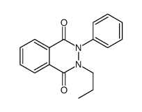 2-phenyl-3-propylphthalazine-1,4-dione结构式