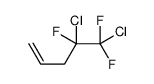 4,5-dichloro-4,5,5-trifluoropent-1-ene结构式