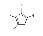 1,2,3,4-tetrafluorocyclopenta-1,3-diene Structure
