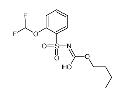butyl N-[2-(difluoromethoxy)phenyl]sulfonylcarbamate Structure
