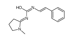 1-(1-methylpyrrolidin-2-ylidene)-3-(2-phenylethenyl)urea Structure