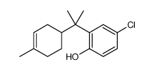 4-chloro-2-[2-(4-methylcyclohex-3-en-1-yl)propan-2-yl]phenol结构式