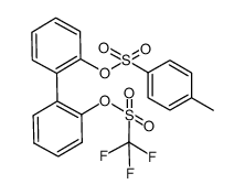 2'-tosyloxy-2-(trifluoromethylsulfonyloxy)-1,1'-biphenyl结构式