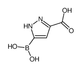 Pyrazole-3(or 5)-carboxylic acid, 5(or 3)-borono- (7CI)结构式