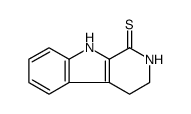 1H-Pyrido[3,4-b]indole-1-thione, 2,3,4,9-tetrahydro结构式