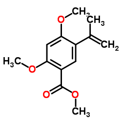 Methyl 5-isopropenyl-2,4-dimethoxybenzoate结构式