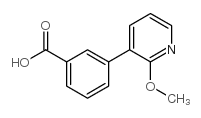 3-(2-Methoxypyridin-3-yl)benzoic acid Structure