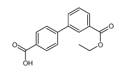 3-(乙氧基羰基)-[1,1-联苯]-4-羧酸结构式