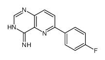 6-(4-fluorophenyl)pyrido[3,2-d]pyrimidin-4-amine结构式