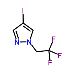 4-Iodo-1-(2,2,2-trifluoroethyl)-1H-pyrazole Structure