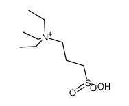 N,N,N-triethyl-3-sulfopropan-1-aminium结构式