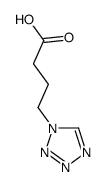 4-(1H-tetrazol-1-yl)butanoic acid(SALTDATA: FREE)结构式