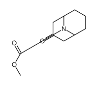 methyl 3-oxo-9-azabicyclo[3.3.1]nonane-9-carboxylate结构式