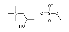 (2-hydroxypropyl)trimethylammonium methyl sulphate structure