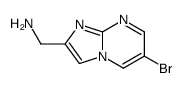 (6-bromoimidazo[1,2-a]pyrimidin-2-yl)methanamine结构式