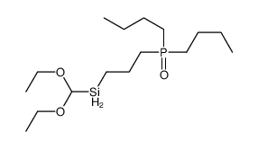 3-dibutylphosphorylpropyl(diethoxymethyl)silane Structure