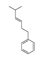 5-methylhex-3-enylbenzene结构式