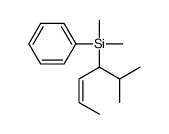 dimethyl-(2-methylhex-4-en-3-yl)-phenylsilane Structure