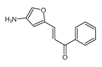 3-(4-aminofuran-2-yl)-1-phenylprop-2-en-1-one结构式