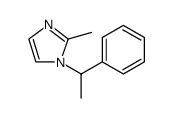 1H-Imidazole, 2-methyl-1-(1-phenylethyl) Structure