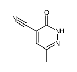 6-methyl-3-oxo-2,3-dihydro-pyridazine-4-carbonitrile Structure