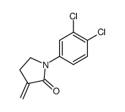 1-(3,4-dichloro-phenyl)-3-methylene-pyrrolidin-2-one结构式