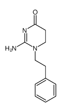 2-Amino-1-(2-phenylethyl)-5,6-dihydro-4(1H)-pyrimidinon Structure