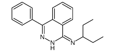 N-pentan-3-yl-4-phenylphthalazin-1-amine结构式