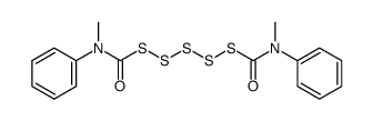 bis(methylphenylcarbamoyl)pentasulfane Structure