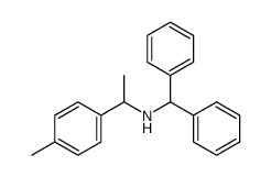 Benzhydryl-(1-p-tolyl-ethyl)-amine Structure