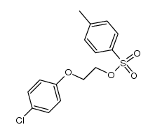 4-chlorophenoxyethyl 4-toluenesulfonate结构式