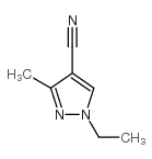 1-ETHYL-3-METHYL-1H-PYRAZOLE-4-CARBONITRILE structure