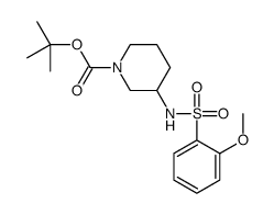tert-butyl (3S)-3-[(2-methoxyphenyl)sulfonylamino]piperidine-1-carboxylate Structure