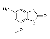 2-Benzimidazolol,6-amino-4-methoxy-(6CI)结构式