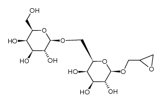 2,3-epoxypropyl O-β-D-galactopyranosyl-(1-6)-β-D-galactopyranoside结构式