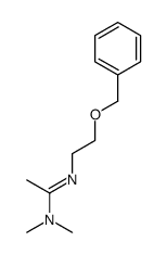 N,N-dimethyl-N'-(2-phenylmethoxyethyl)ethanimidamide Structure