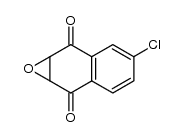 6-chloro-1,4-naphthoquinone 2,3-oxide结构式