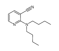 2-(dibutylamino)pyridine-3-carbonitrile结构式